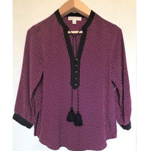 Michael Kors Tassel Tie Blouse